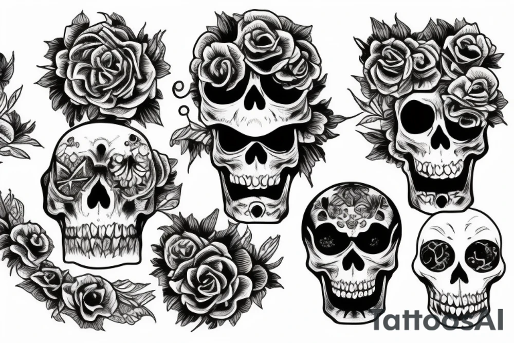 Scull tattoo idea