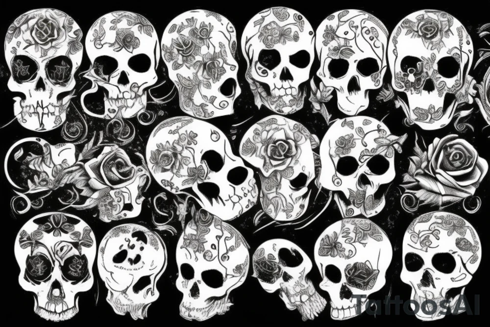Scull tattoo idea
