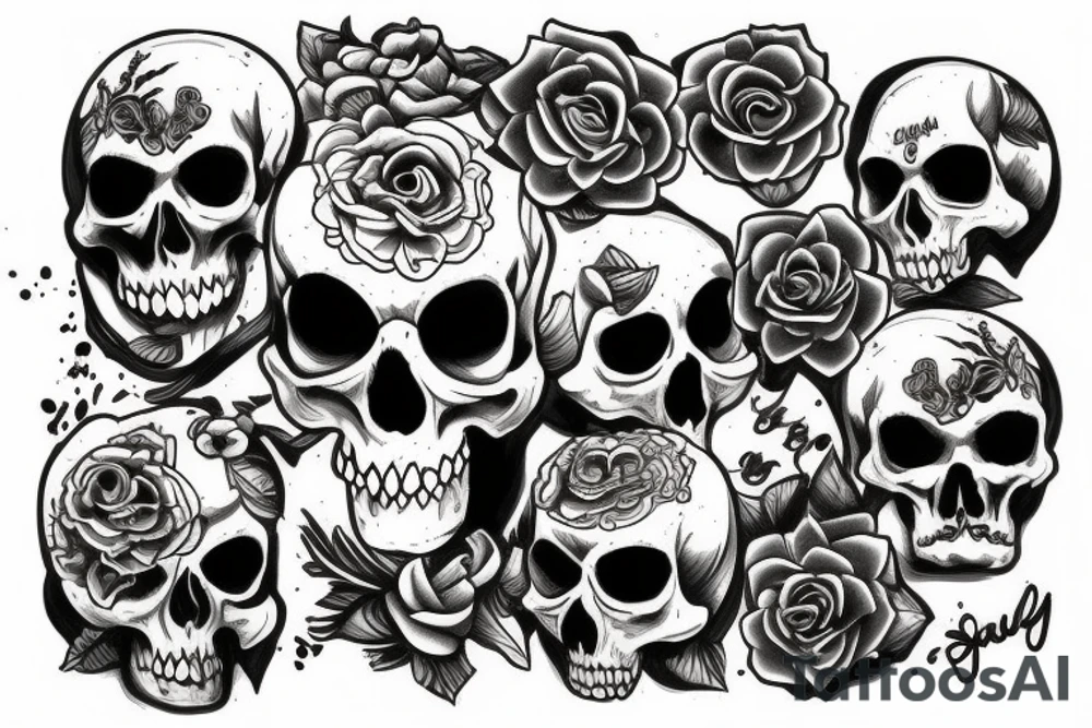 Scull tattoo idea