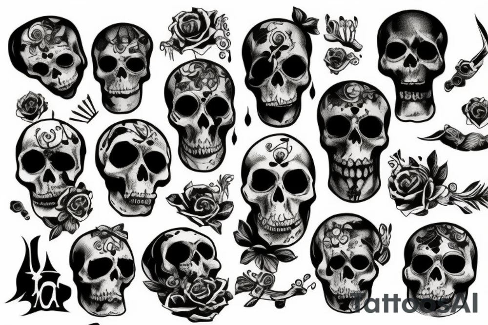 Scull tattoo idea