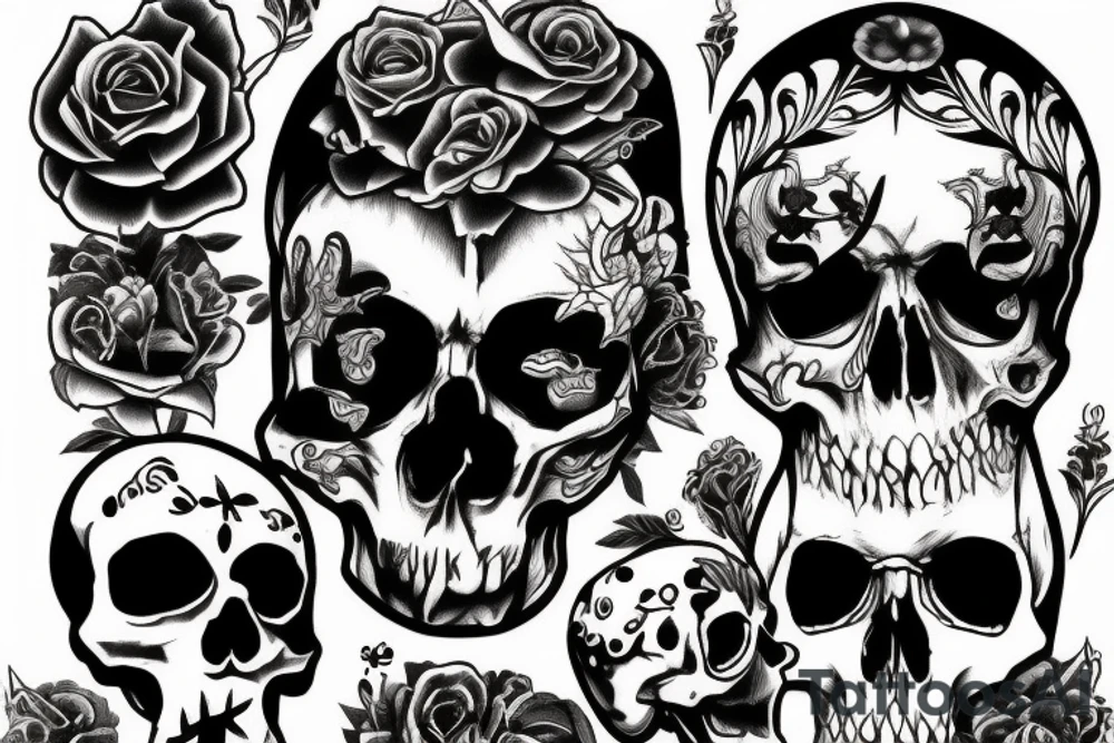 Scull tattoo idea