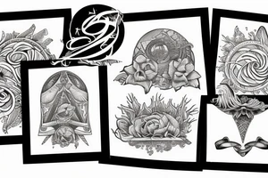 island, ocean tattoo idea