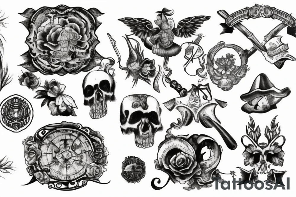 treasure Island tattoo idea