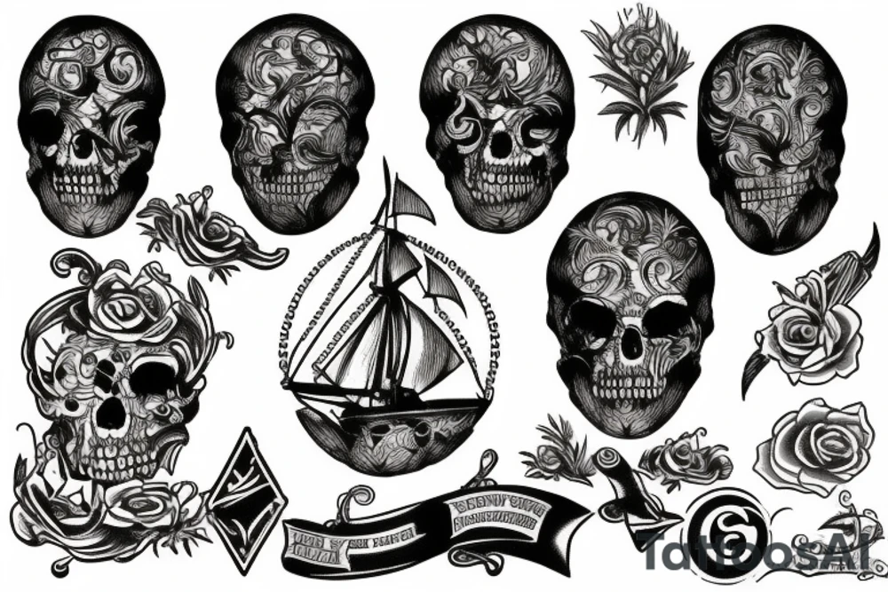 treasure Island tattoo idea