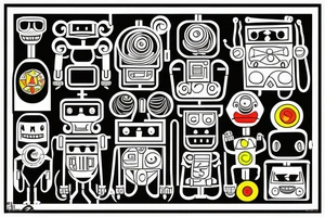 robot taking over the world tattoo idea