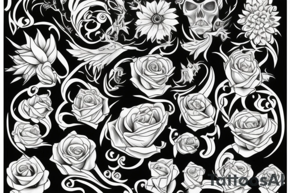 Flower from heaven with new air from heaven, keanu lelilani tattoo idea