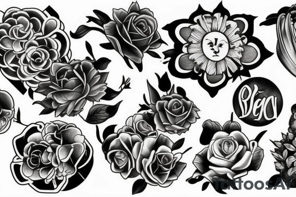 Flower from heaven with new air from heaven, keanu lelilani tattoo idea