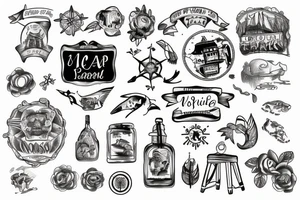 island, map tattoo idea