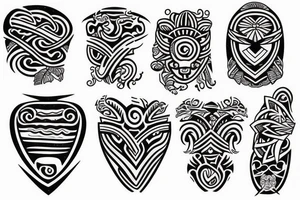 polynessian tattoo sleeves arm tattoo idea