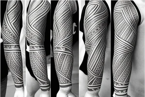 Polynesian tattoo sleeves arm tattoo idea