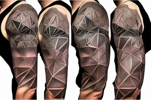 geometric evolution of mankind for sleeve tattoo tattoo idea