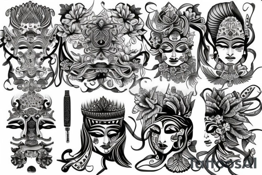 bali fineline tattoo tattoo idea