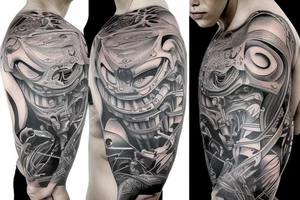 fine line tattoo evolution of mankind tattoo idea