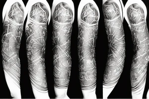 fireworks sleeve tattoo idea