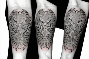 fireworks sleeve tattoo idea