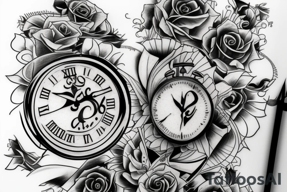 Hourglass tattoo idea