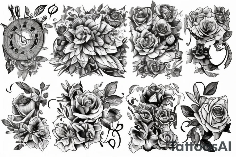 Hourglass tattoo idea
