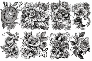 Hourglass tattoo idea