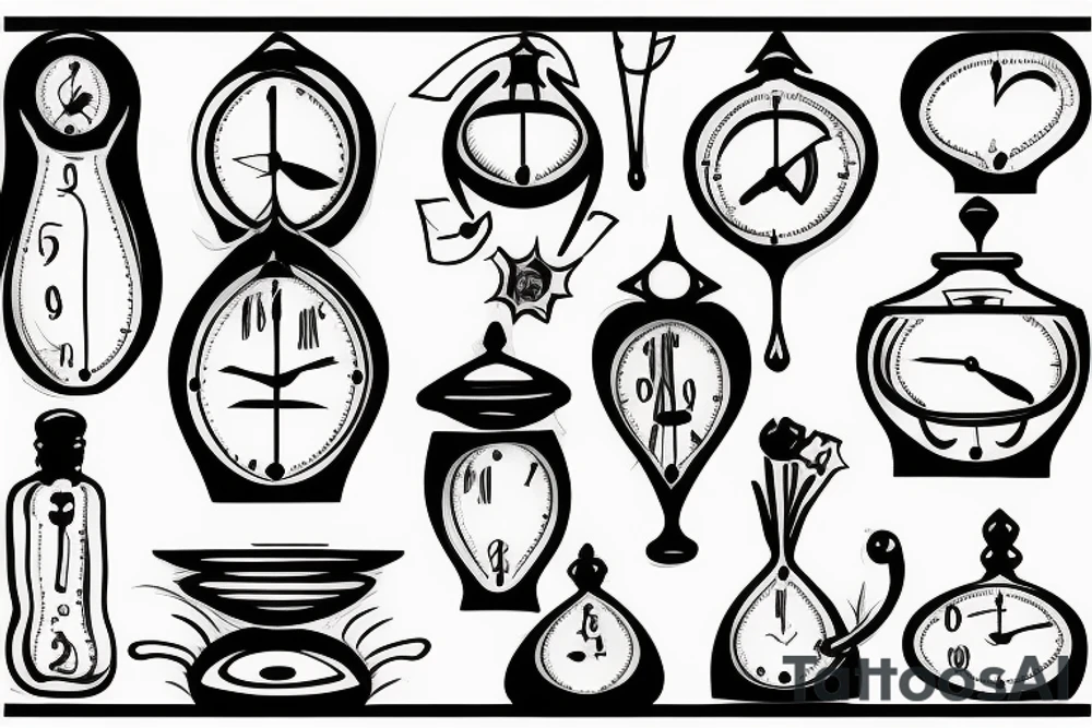 Hourglass tattoo idea