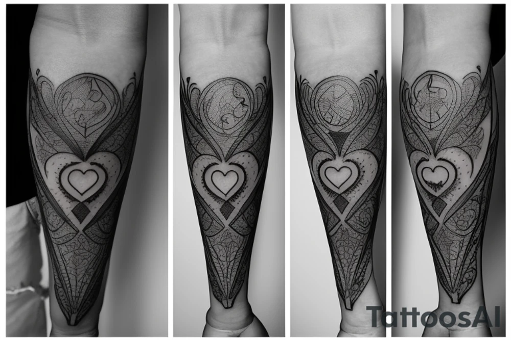 Hourglass tattoo idea