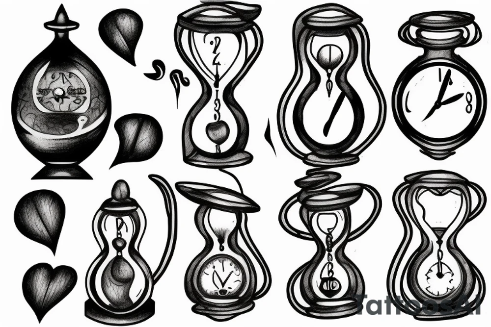 Hourglass tattoo idea