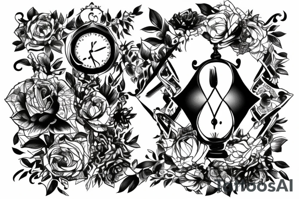 Hourglass tattoo idea