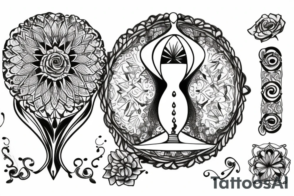 Hourglass tattoo idea