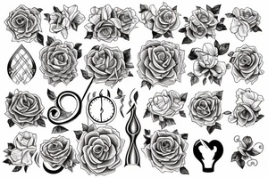 Hourglass tattoo idea