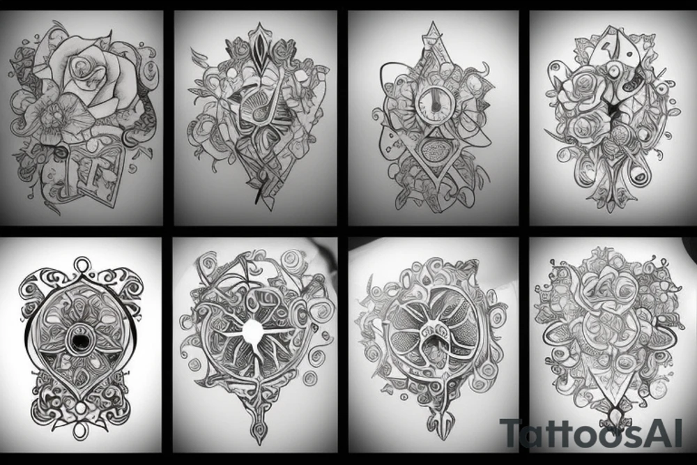Hourglass tattoo idea