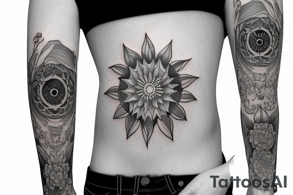 heaven plus flower plus fall from heaven leilani plus God Eye plus new breeze air plus angel
arm sleeve tattoo idea