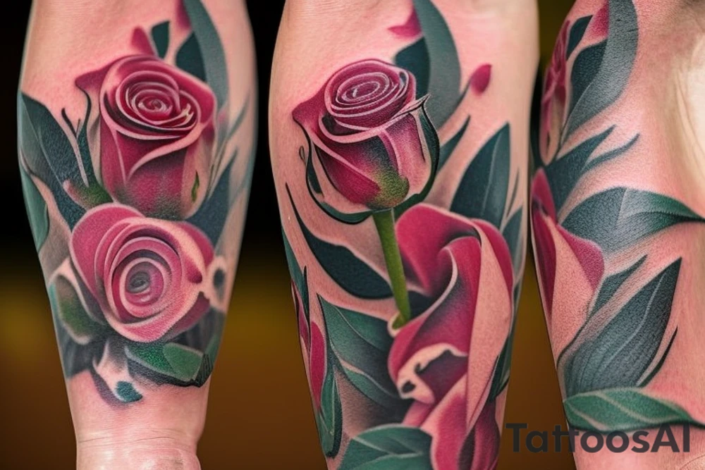 Looking for a tattoo idea that exudes both strength and beauty? Look no further than a sword with a full rose bush wrapped around it. This design captures the essence of power and elegance, blending the sharpness of a sword with the delicate petals of a rose.

The sword symbolizes strength, courage, and honor, while the rose bush represents love, passion, and beauty. Together, they create a stunning image that tells a story of balance and harmony. tattoo idea