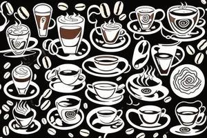 Coffee traditional tattoo capuccino tattoo idea