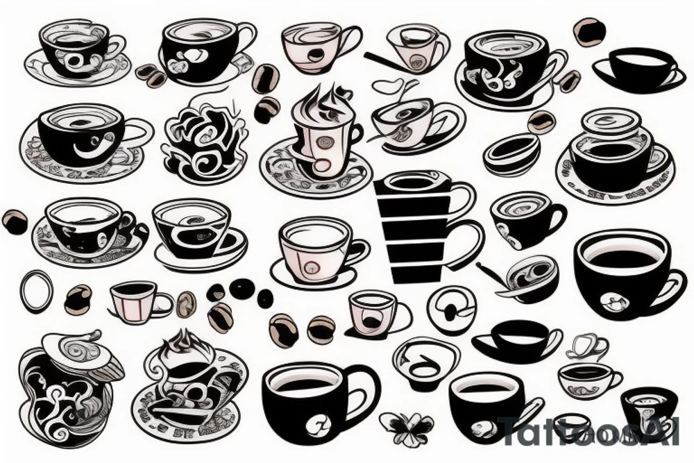 Coffee tattoo idea