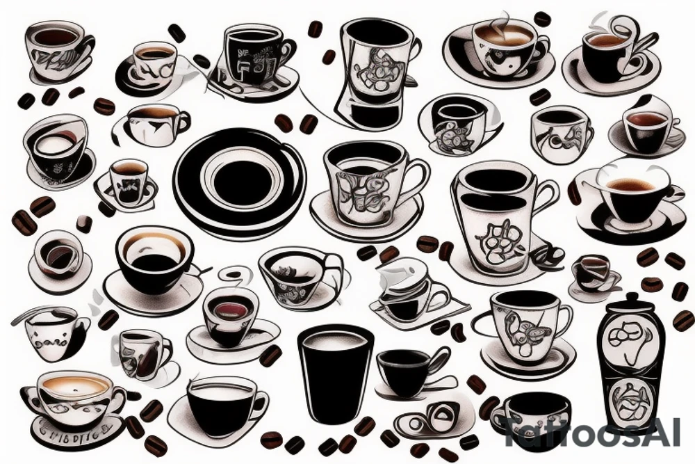 Coffee tattoo idea