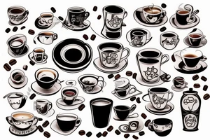 Coffee tattoo idea