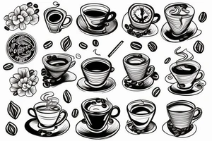 Coffee tattoo tattoo idea