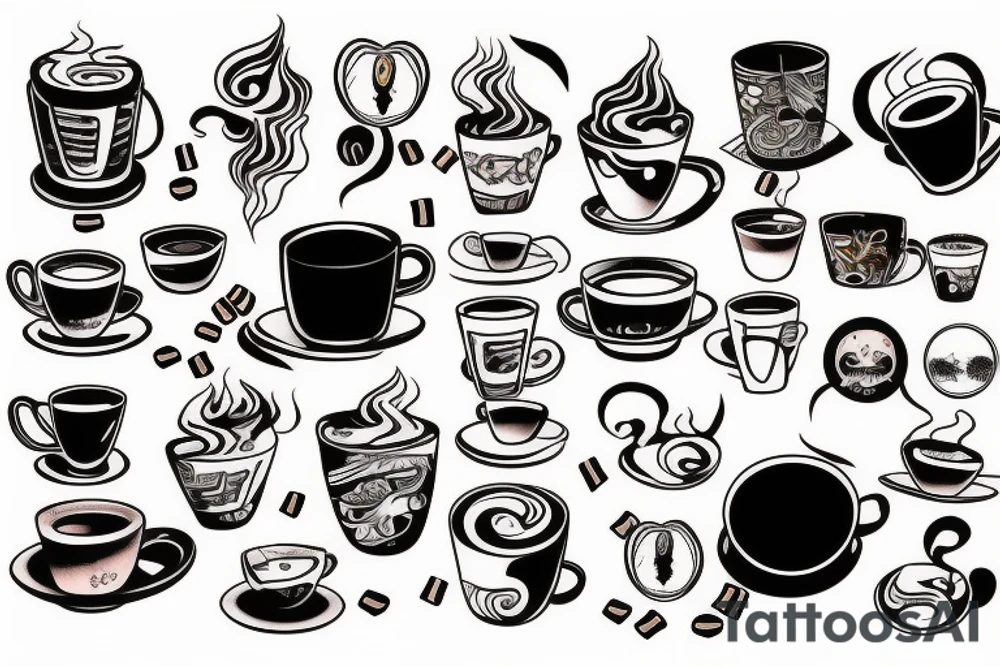 Coffee tattoo tattoo idea