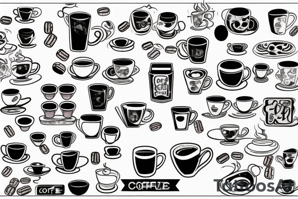 Coffee tattoo tattoo idea