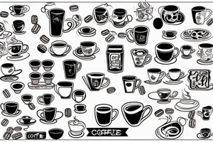 Coffee tattoo tattoo idea