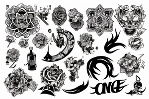 Cool one tattoo idea