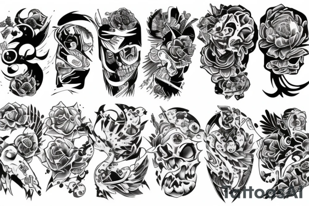 Cool one tattoo idea