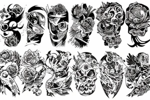 Cool one tattoo idea