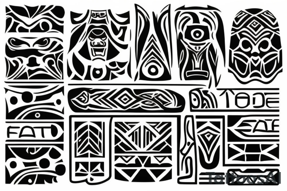 Cool one tattoo idea