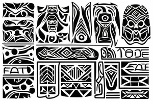 Cool one tattoo idea