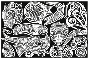 Cool one tattoo idea