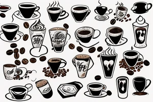 Coffee tattoo idea