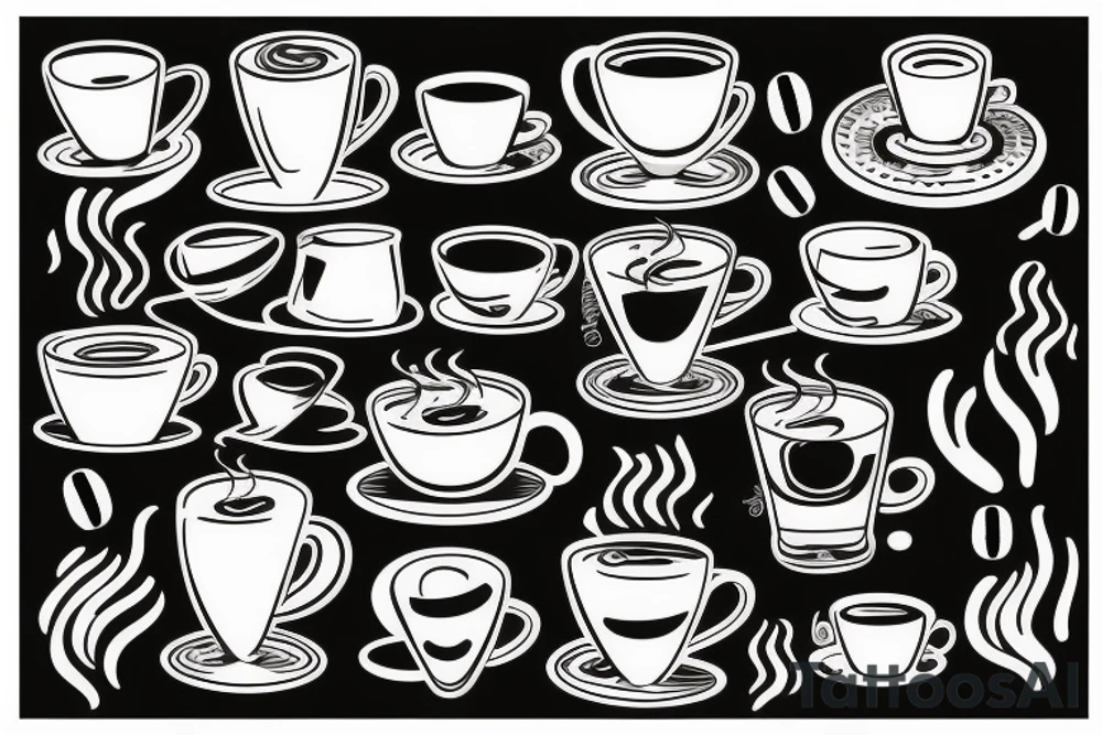 Coffee tattoo idea