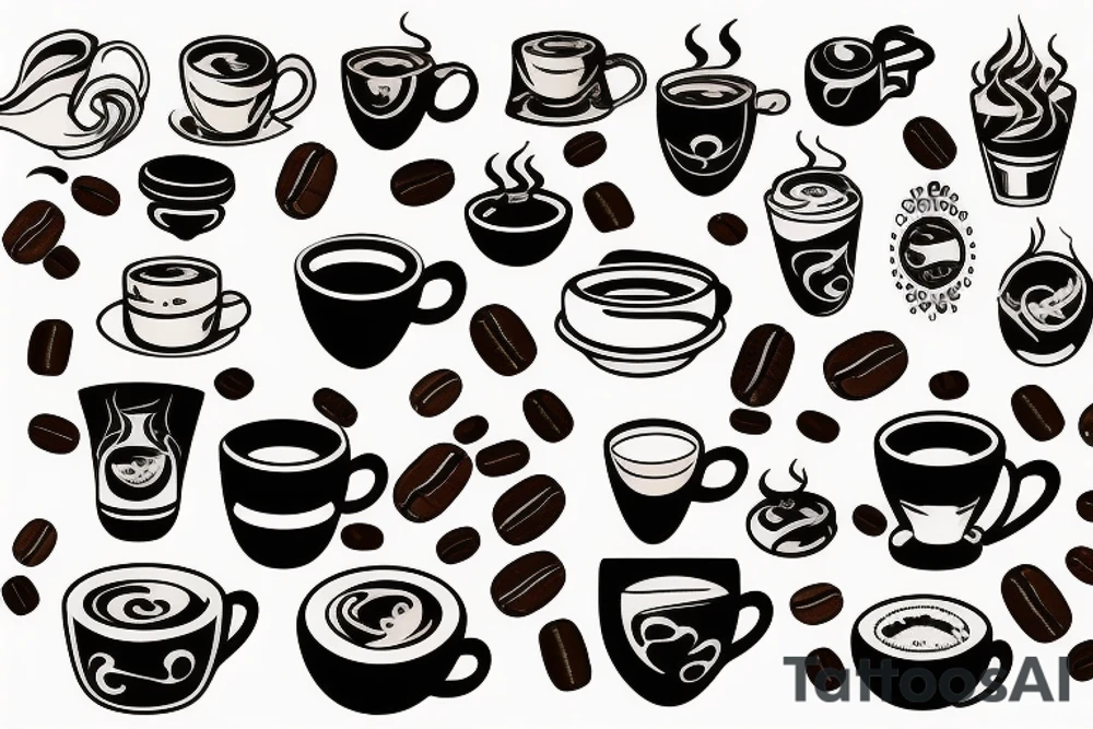 Coffee tattoo idea