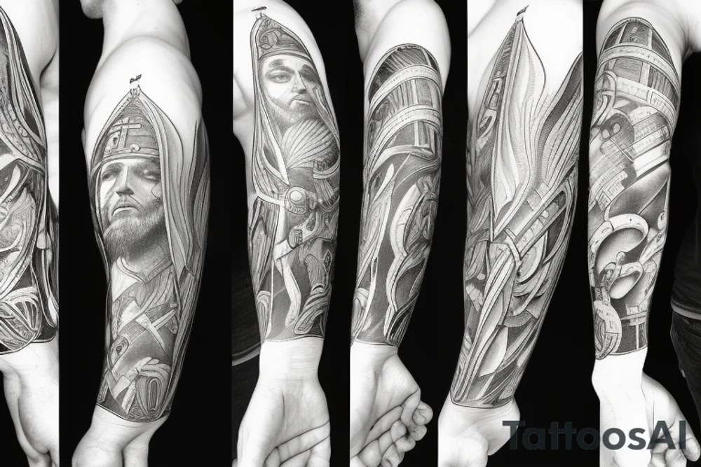 God’s covenant warrior tattoo idea