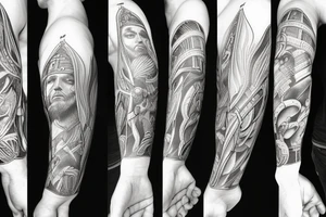 God’s covenant warrior tattoo idea